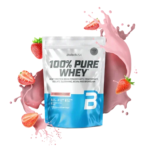 100% Pure Whey Protein Pulver 454g - Supplement-Support.com