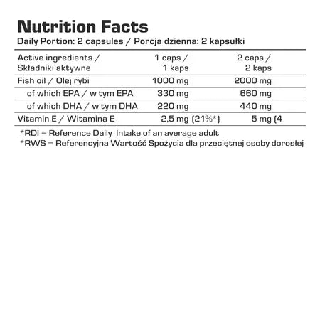 7Nutrition Omega 3 220 x 1000mg - Supplement-Support.com