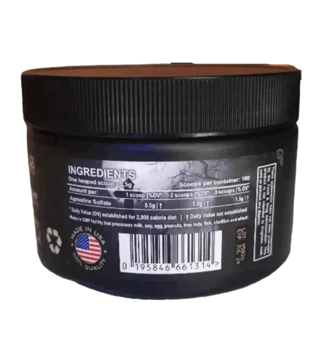 Agma-tin 50g Pre Workout Pump Booster - Supplement-Support.com