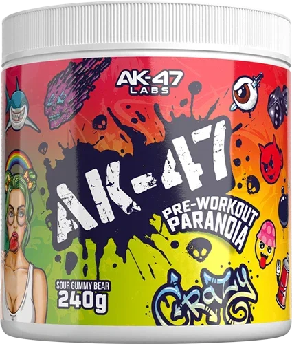 AK47 Pre Workout Booster Paranoia 240g - Supplement Support