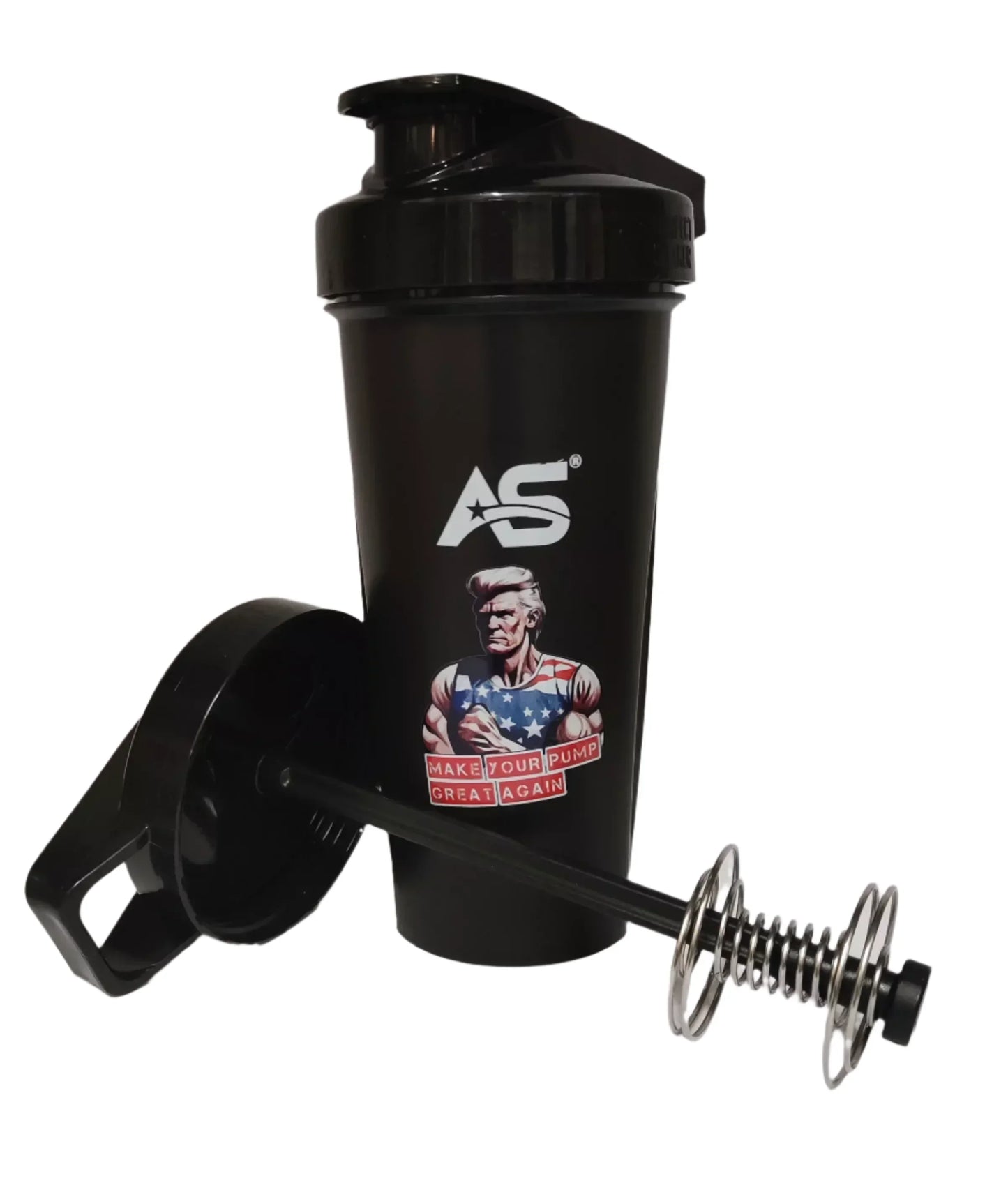 American Supps Protein Shaker Donald Pump 800ml - Supplement-Support.com