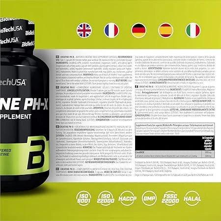 Biotech USA Creatine PH-X 210 Kapseln - Supplement-Support.com