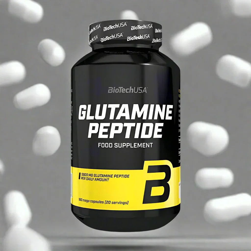 BioTech USA Glutamine Peptide, 180 Kapseln - Supplement-Support.com