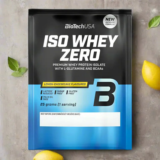 BioTech USA Iso Whey Zero Protein Pulver 25g Probe - Supplement Support