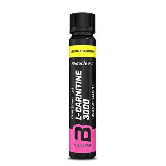 BioTech USA L’Carnitine Shot 3000mg 25ml - Supplement-Support.com