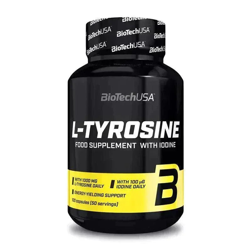 BioTech USA L-Tyrosine 100 Kapseln - Supplement-Support.com