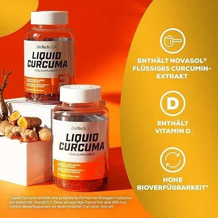 BioTech USA Liquide Curcuma 30 - Kapseln - Supplement-Support.com