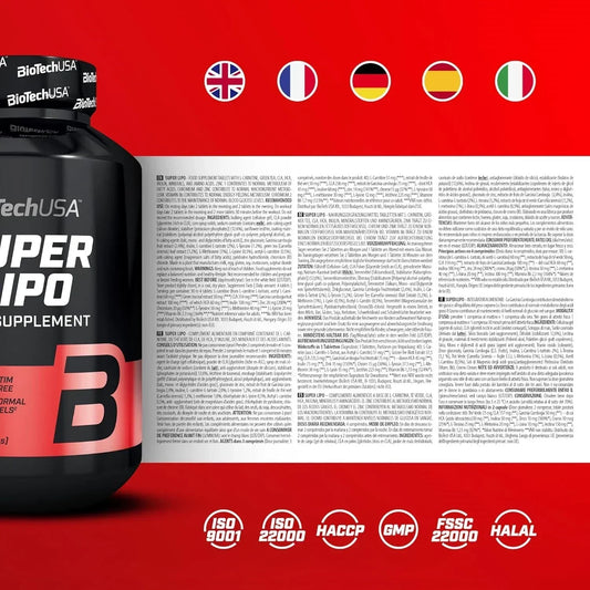 BioTech USA Super Lipo 120stk - Supplement-Support.com