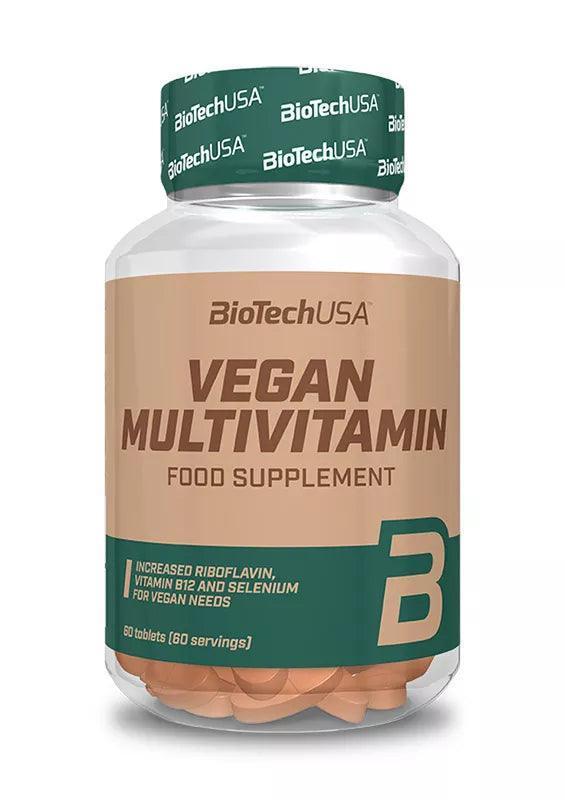 BioTech USA Vegan Multivitamin 60Tab. - Supplement-Support.com