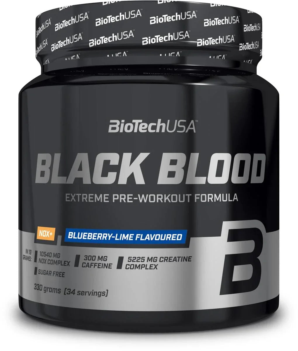 Black Blood NOX Pump Pre Workout Booster 330g - Supplement Support