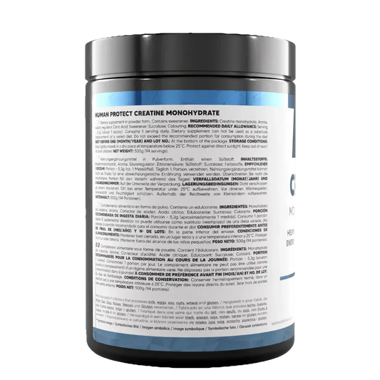 Creatine Monohydrate 500g mit Geschmack - Supplement-Support.com