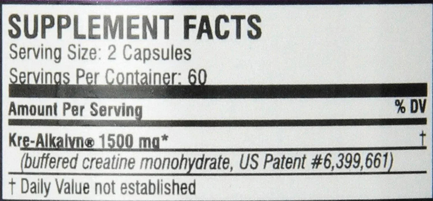 EFX Kre-Alkalyn 120 Kaps. - Supplement-Support.com