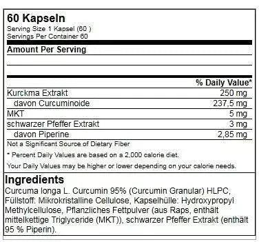 GN Curcumin Plus Health Line 60 Kapseln - Supplement-Support.com