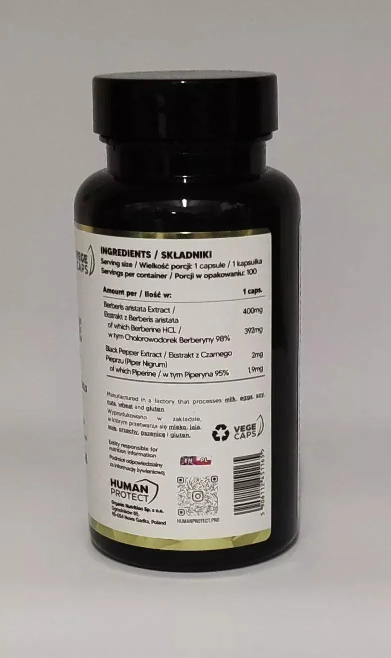 HP Berberine HCL Stack 100 Kapseln 400mg - Supplement-Support.com