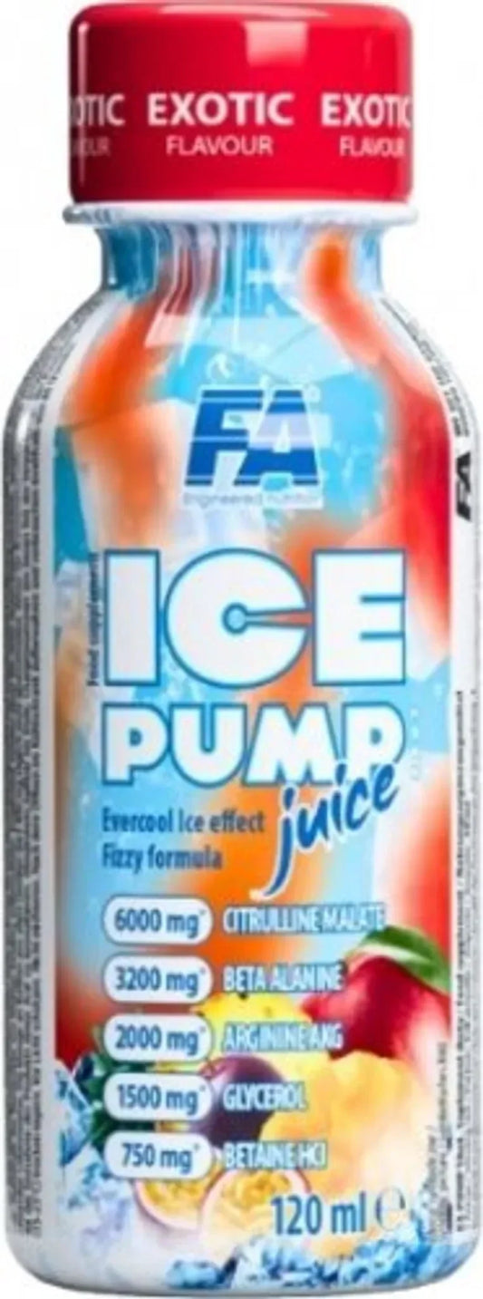 ICE PUMP Shot Pre Workout Booster 120ml - Supplement Support