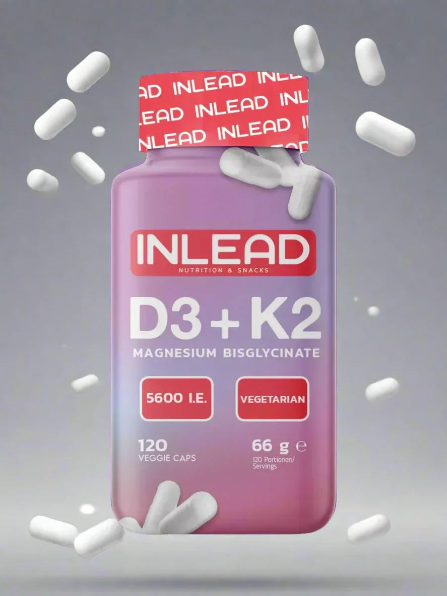 Inlead Vitamin D3 + K2 + Magnesium 120 Caps - Supplement-Support.com