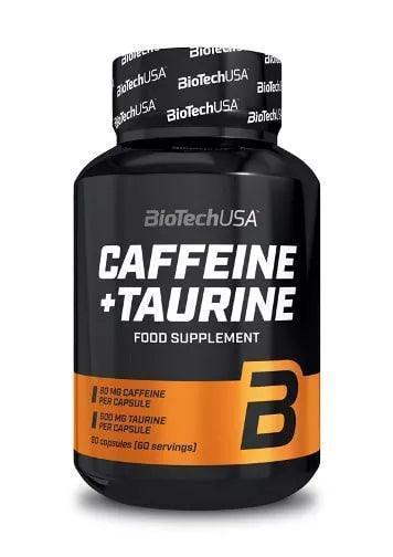 BioTech USA Koffein + Taurin 60 Kapseln - Supplement-Support.com