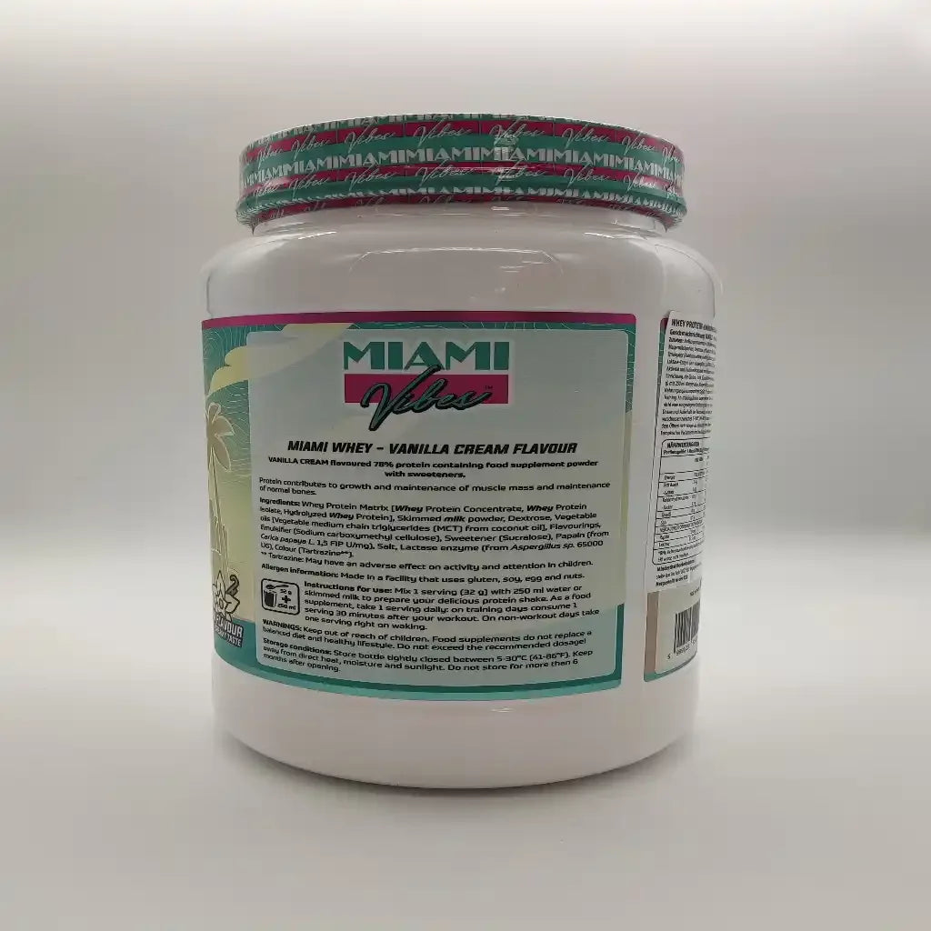 MIAMI VIBES® MIAMI WHEY PROTEIN 908g - Supplement Support