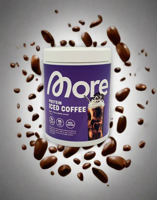 MORE PROTEIN ICED COFFEE, 300g - Supplement Support