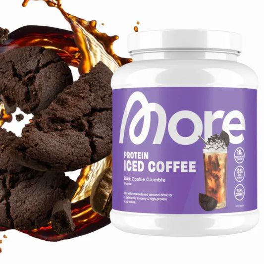 MORE PROTEIN ICED COFFEE, 500G - Supplement-Support.com