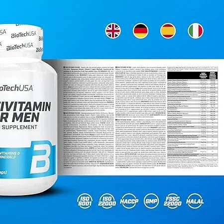 Multivitamin for Men - 60 Caps - Supplement Support