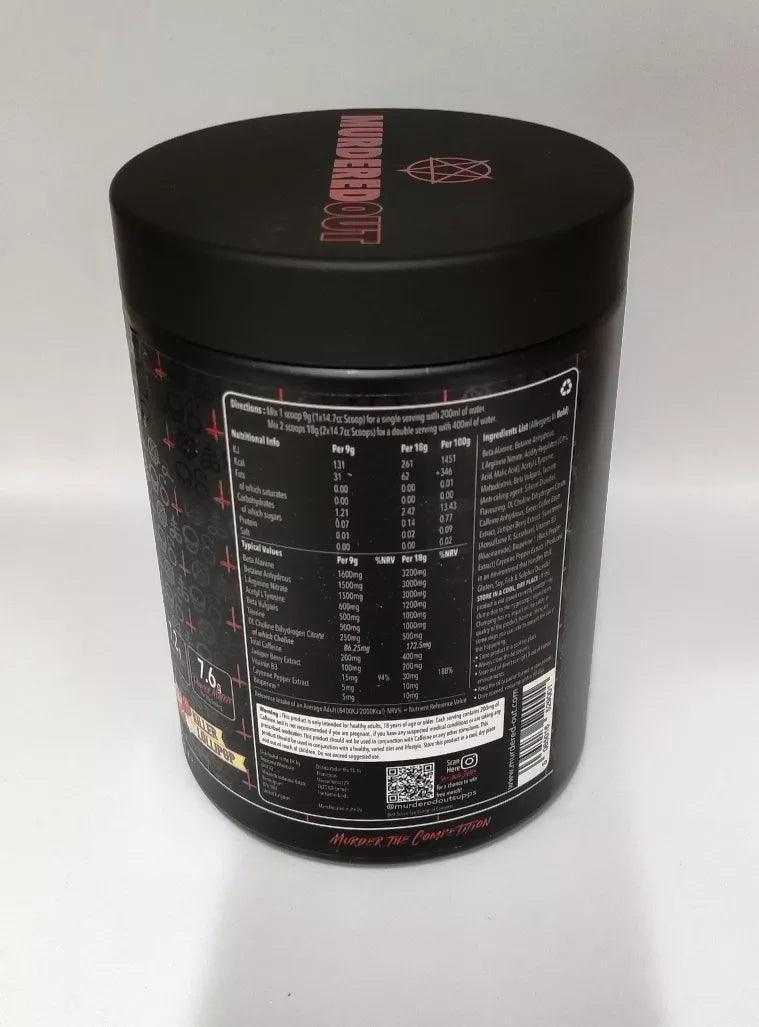 Murdered Out SHOOK HIGH STIM BOOSTER 450g - Supplement-Support.com