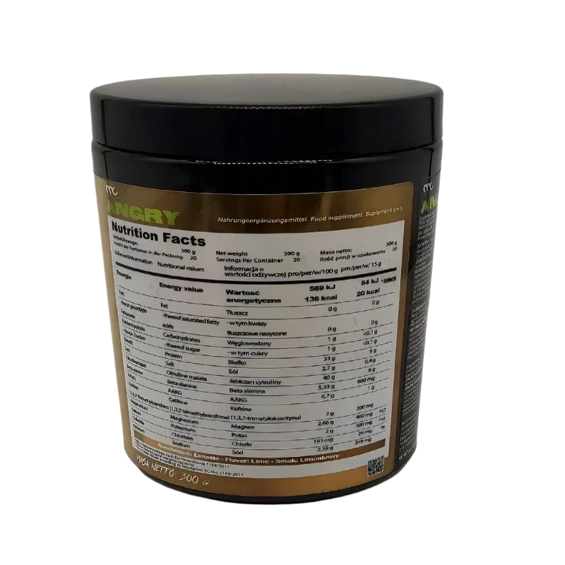 Muscle Clinic Angry Pre-Workout Booster 300g - Supplement-Support.com