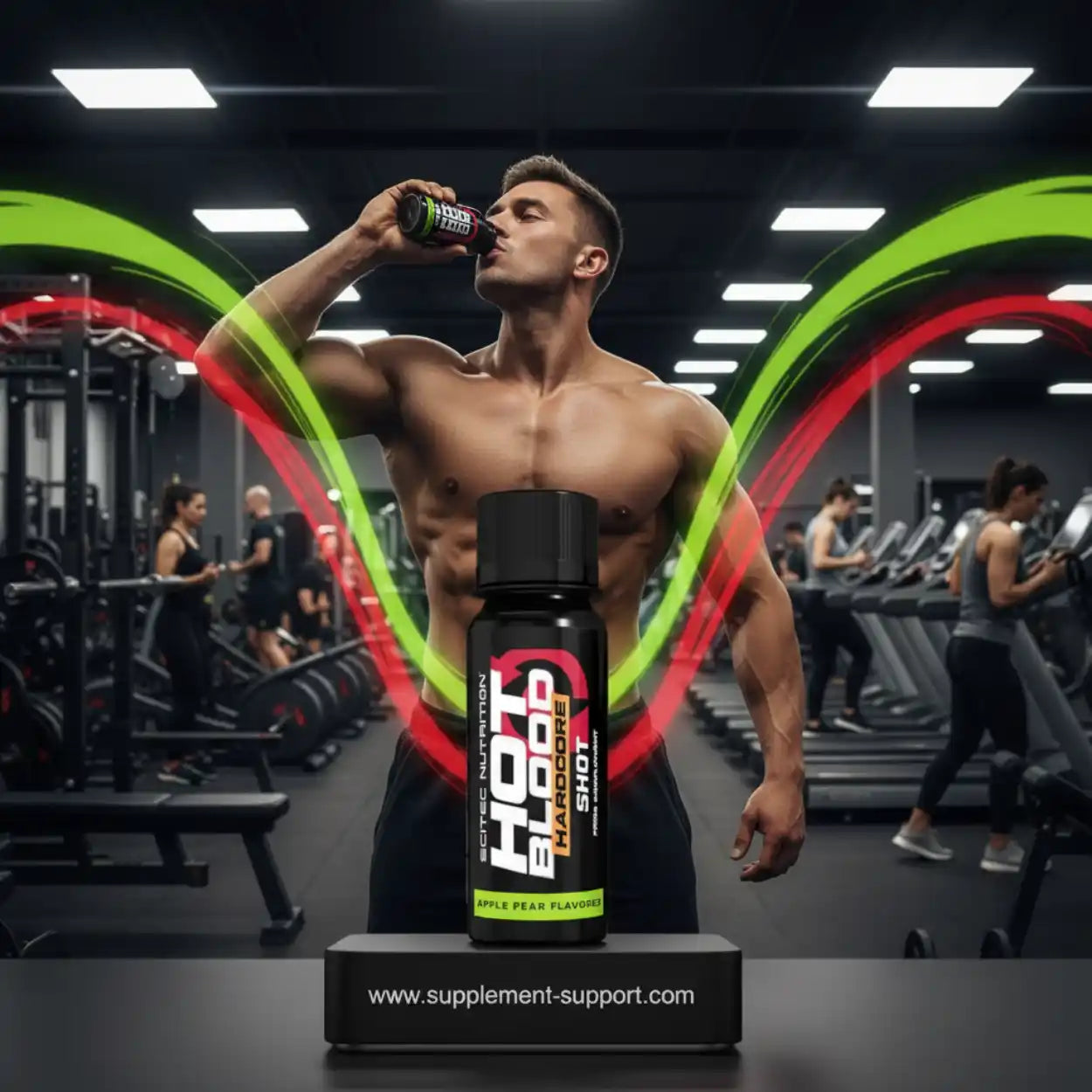 Scitec Nutrition Hot Blood Hardcore Shot,60ml - Supplement-Support.com