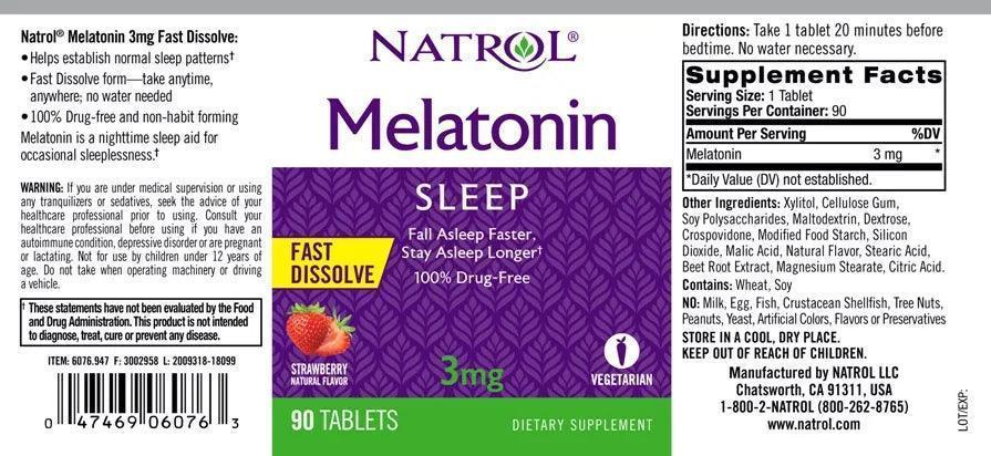 Sleep Support Fast Dissolve 90 Tabletten - Supplement-Support.com