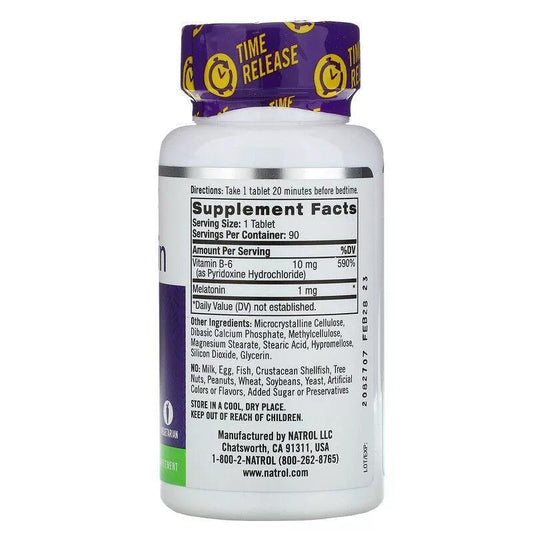 Time Release 1mg Sleep Support 90 Tabletten - Supplement-Support.com