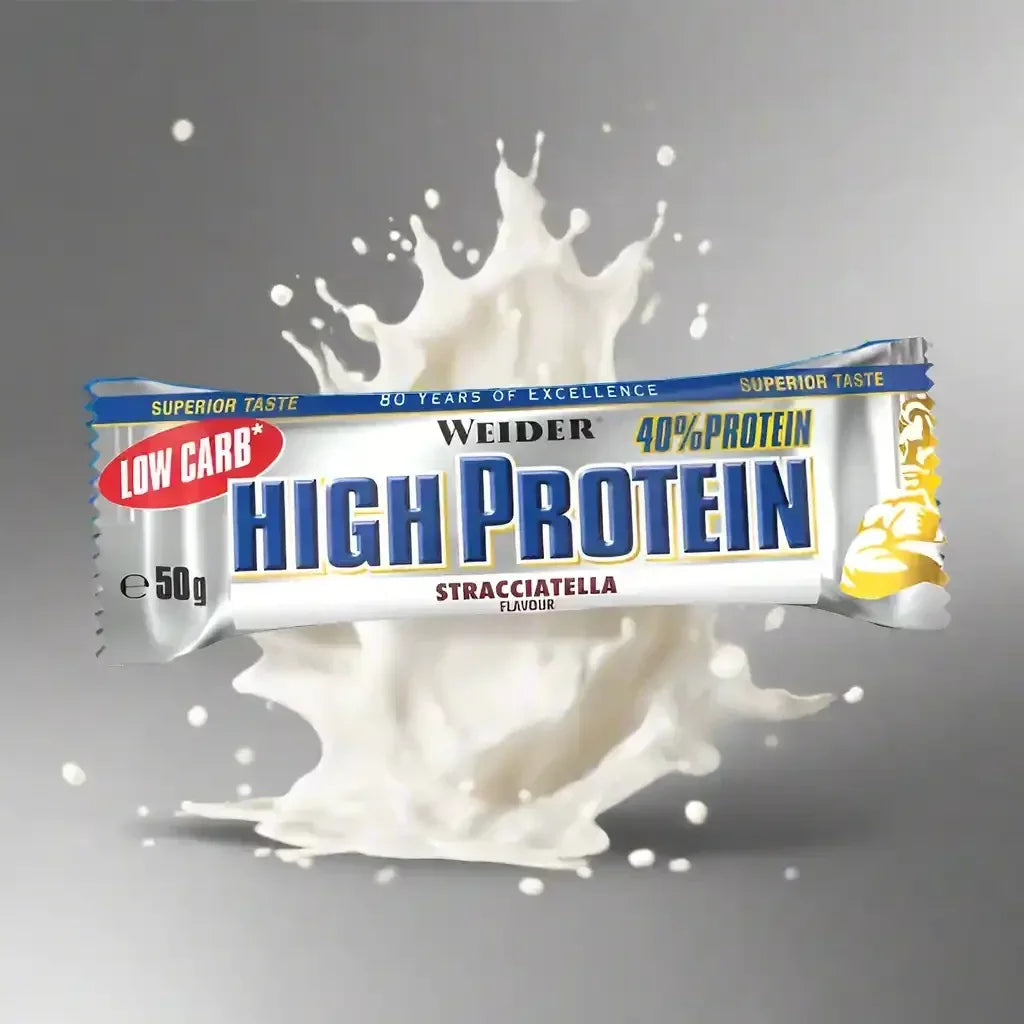 WEIDER HIGH PROTEIN BAR 24x50g RIEGEL - Supplement-Support.com