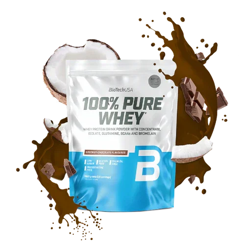 100% Pure Whey Protein Pulver 1000g - Supplement Support