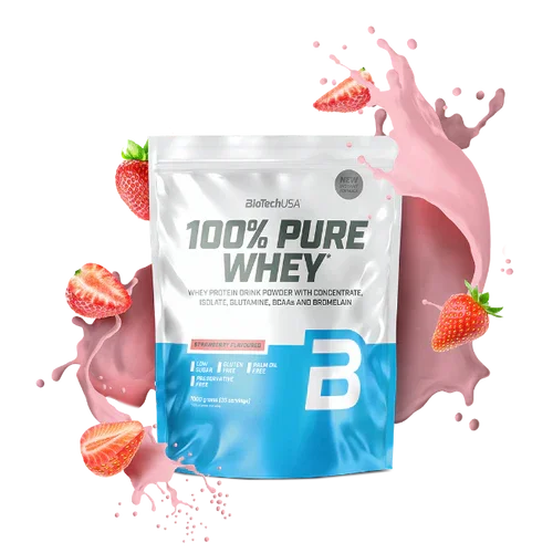 100% Pure Whey Protein Pulver 1000g - Supplement Support