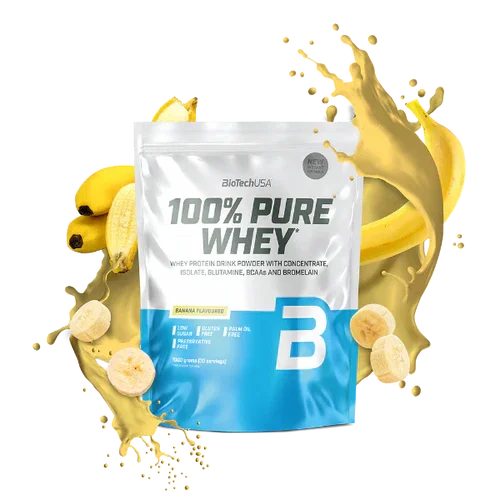 100% Pure Whey Protein Pulver 1000g - Supplement Support