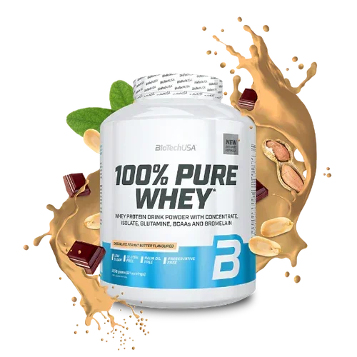 100% Pure Whey Protein Pulver 2270g - Supplement-Support.com