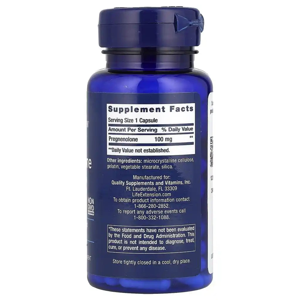 Life Extension - Pregnenolone 100 Kapseln 100mg