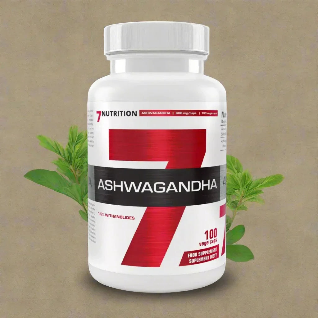 7Nutrition Ashwagandha 100 Caps 666mg - Supplement-Support.com