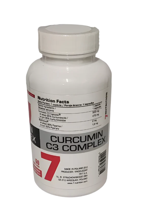 7Nutrition Curcumin C3 Complex 60 Kaps. - Supplement Support