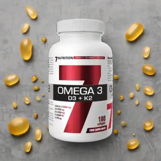 7Nutrition OMEGA 3 D3 + K2 180 softgels - Supplement Support