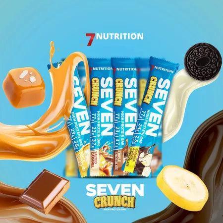 7NUTRITION SEVEN CRUNCH HIGH PROTEIN BAR 12x77g - Supplement-Support.com