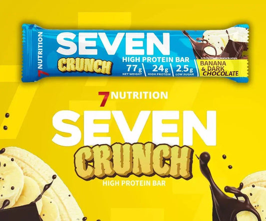 7NUTRITION SEVEN CRUNCH HIGH PROTEIN BAR 77g - Supplement-Support.com