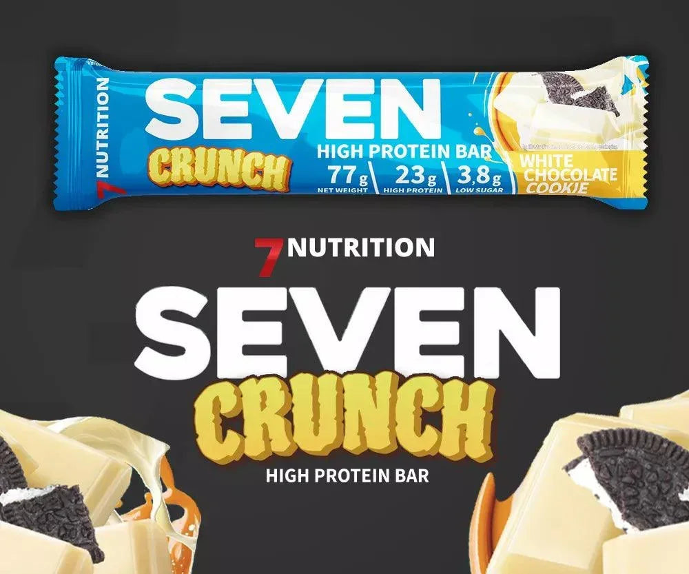 7NUTRITION SEVEN CRUNCH HIGH PROTEIN BAR 77g - Supplement-Support.com