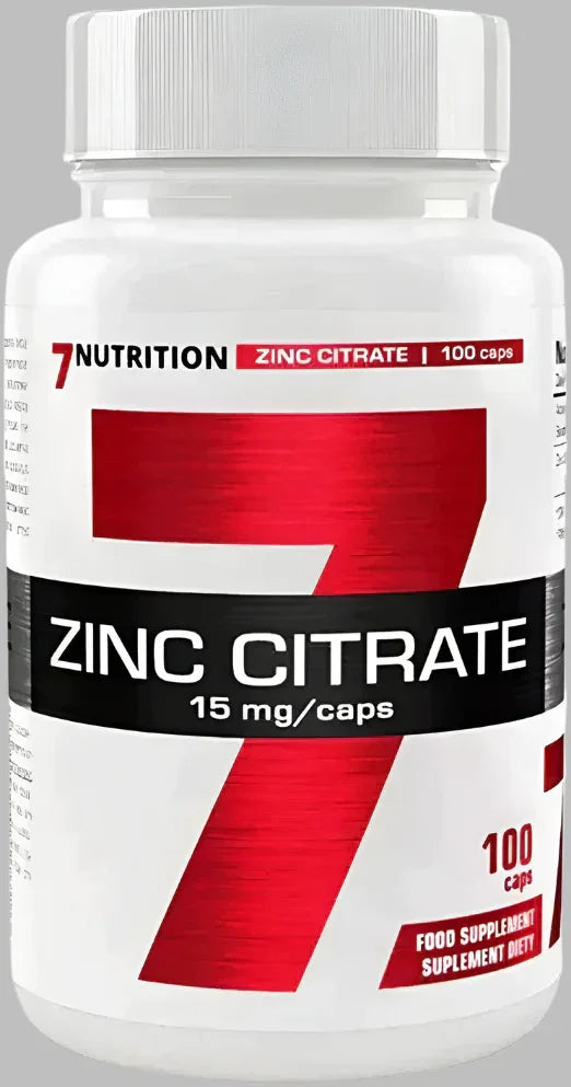 7Nutrition Zinc Citrat 100 Vegan Caps a´15mg - Supplement-Support.com