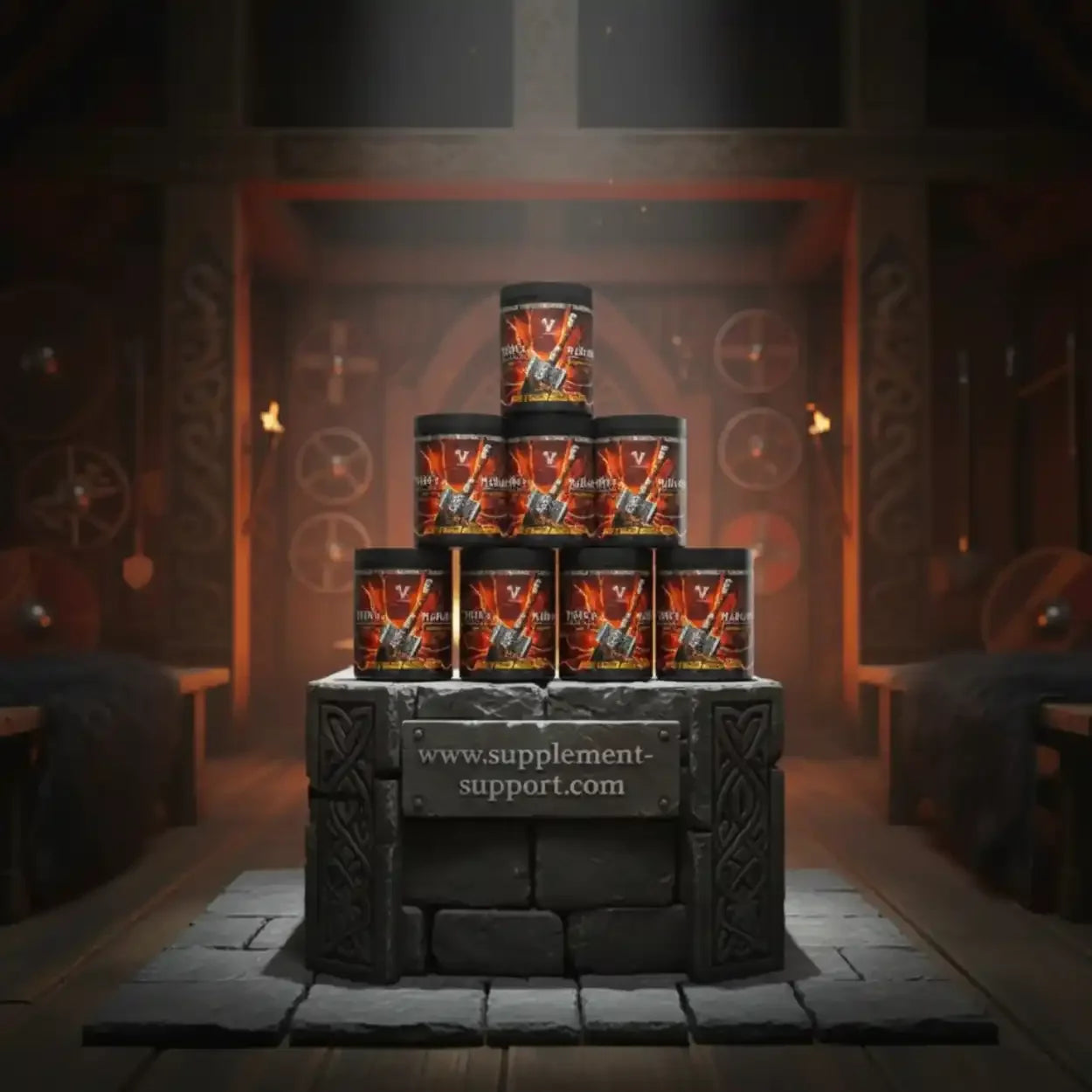Viking Power Thor's Hammer Pre-Workout - 500g - Supplement-Support.com