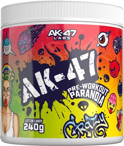 AK47 Pre Workout Booster Paranoia 240g - Supplement Support