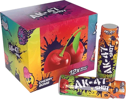 AK47 Pre Workout Booster SHOT, 12x80ML - Supplement Support