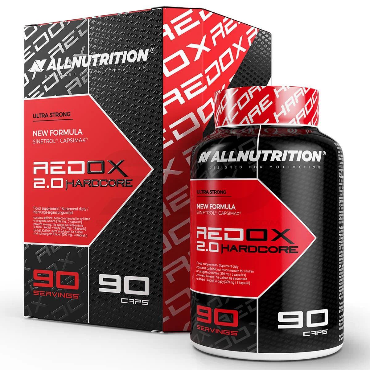 ALL NUTRTION® REDOX HARDCORE 2.0 FATBURNER 90 Kapseln - Supplement Support