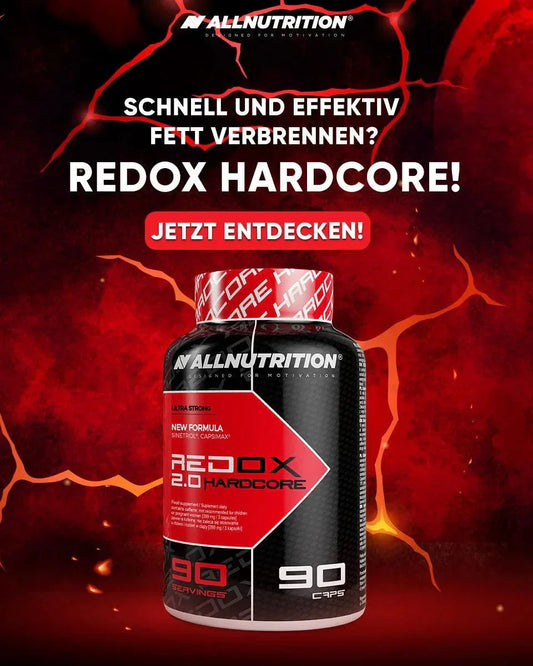 ALL NUTRTION® REDOX HARDCORE 2.0 FATBURNER 90 Kapseln - Supplement Support