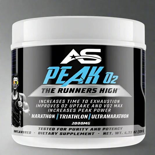 American Supps Peak O2 Runners High 2000mg - 120g - Supplement Support