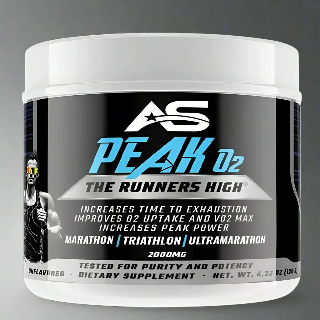 American Supps Peak O2 Runners High 2000mg - 120g - Supplement-Support.com